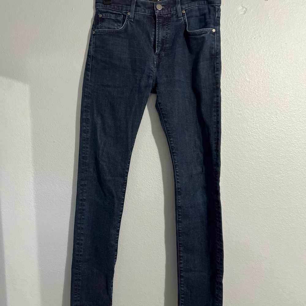 7 For All Mankind Jeans Mens 31 Dark Blue Ryley Slim Stretch Denim